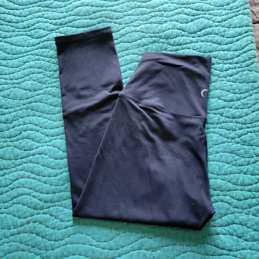 Zyia Dark Navy Warmth Luxe Leggings